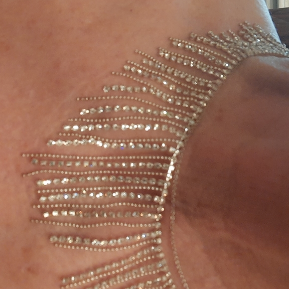 RHINESTONE NECKLACE - Picture 3 of 6